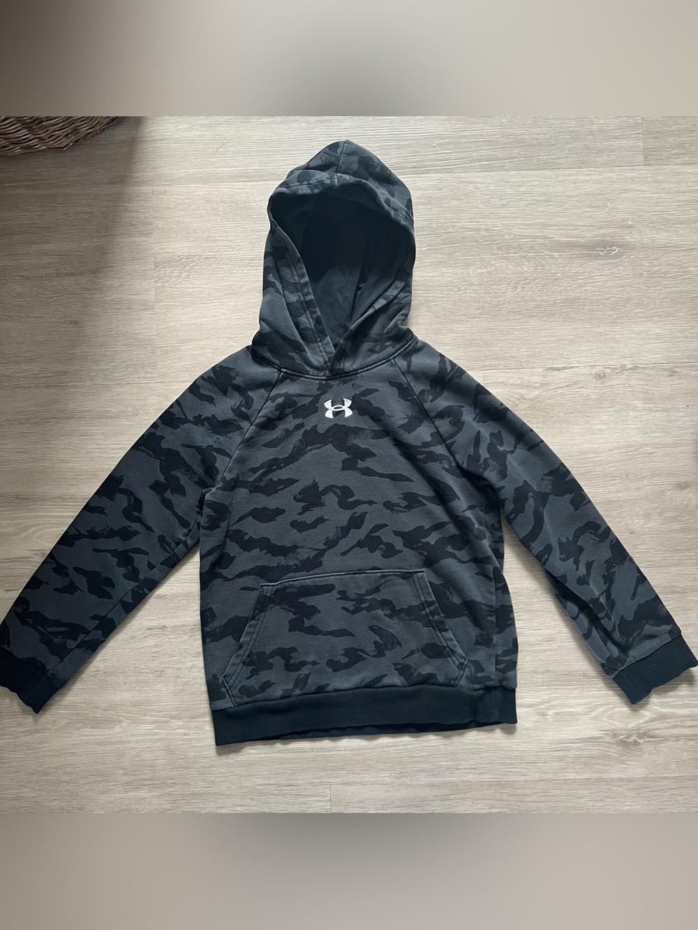 Under Armour Boys' Black Camo Hoodie